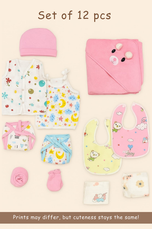 All In One Baby Gift Hamper | Pink