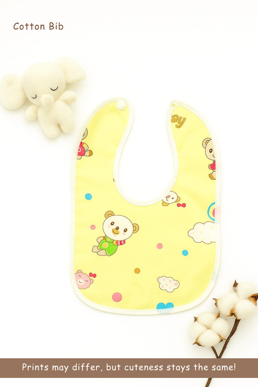 Cotton Bibs | Pack of 6