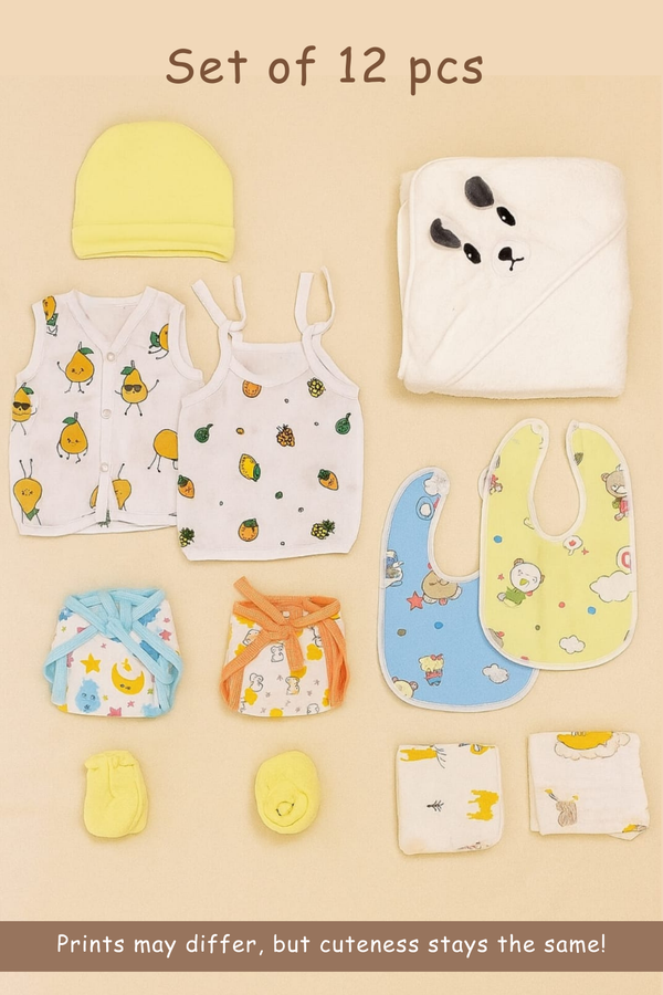 All In One Baby Gift Hamper | Yellow