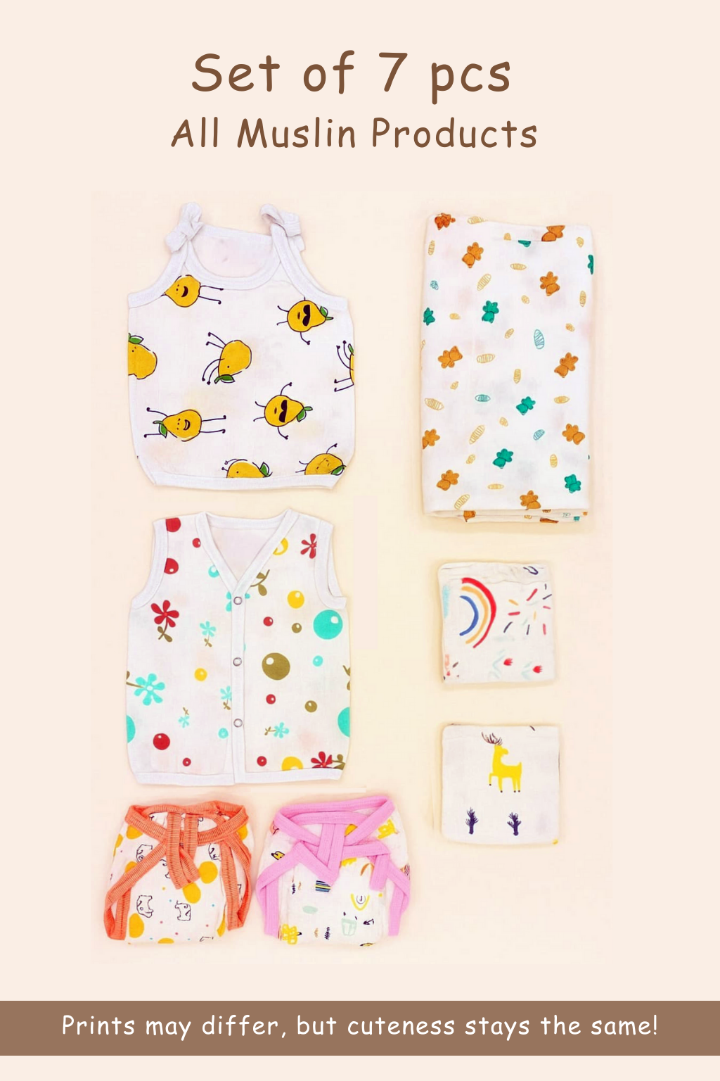 All Muslin Products | Pack of 7
