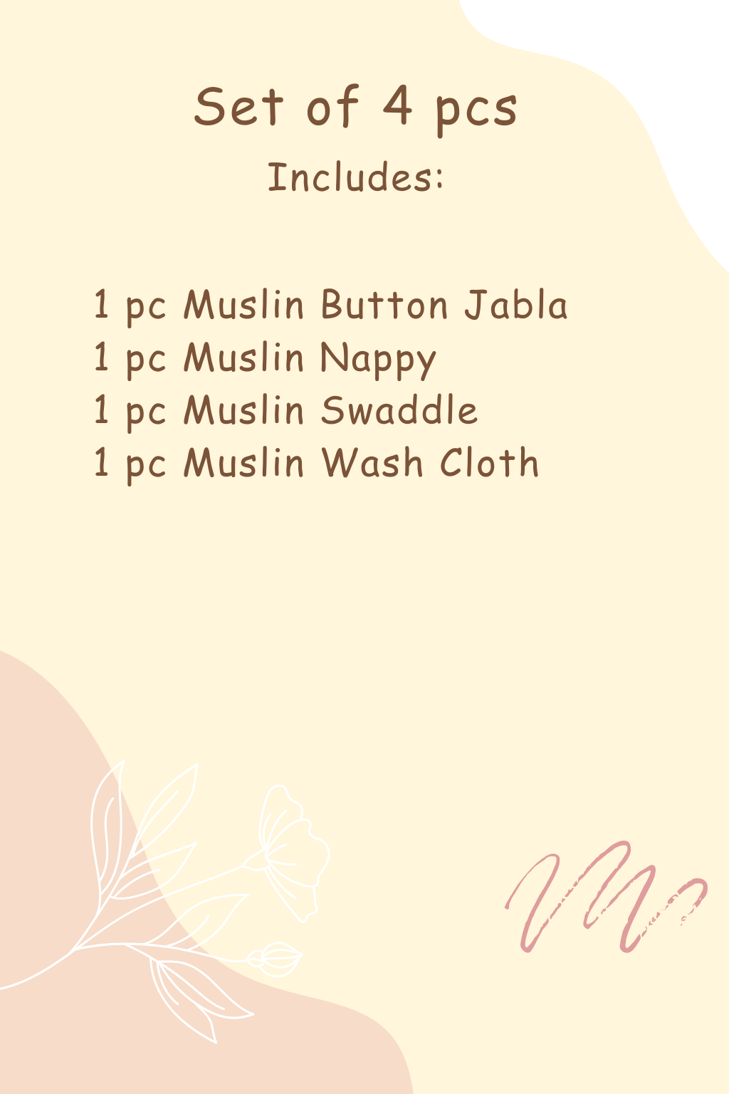 All Muslin Products | Pack of 4