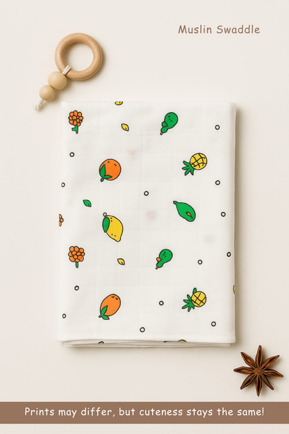Muslin Printed Swaddle