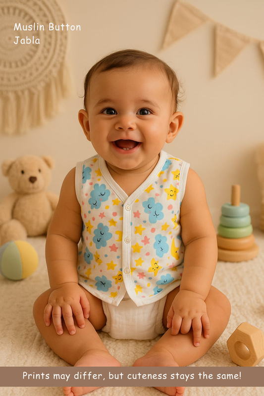 3 Button & 3 Tie-Up Jhabla | Pack of 6