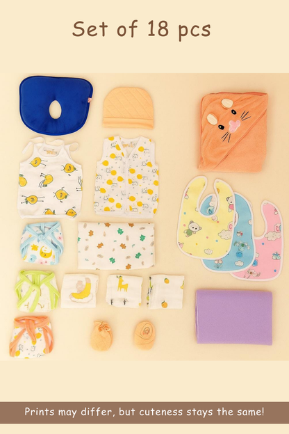 Premium Baby Gift Hamper | Orange